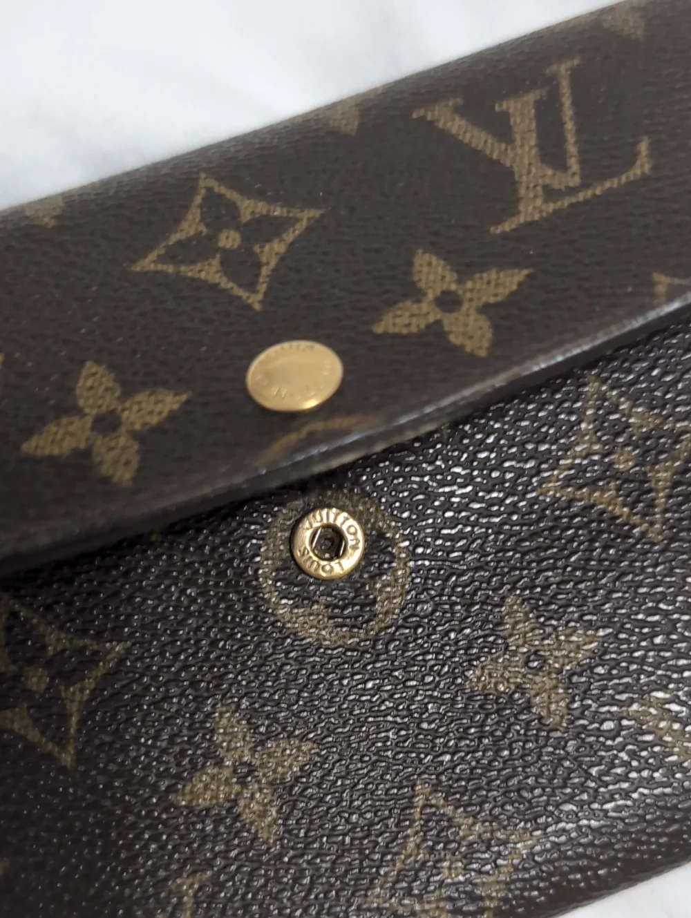 Louis Vuitton Vintage Sarah Portefeuille Long Wallet Dustbag & Box Monogram